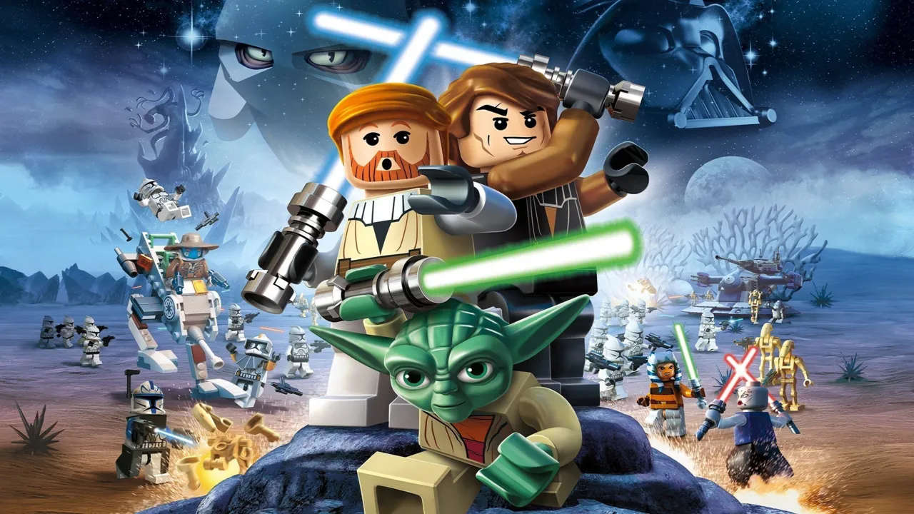 Backdrop artwork for LEGO Star Wars III: The Clone Wars