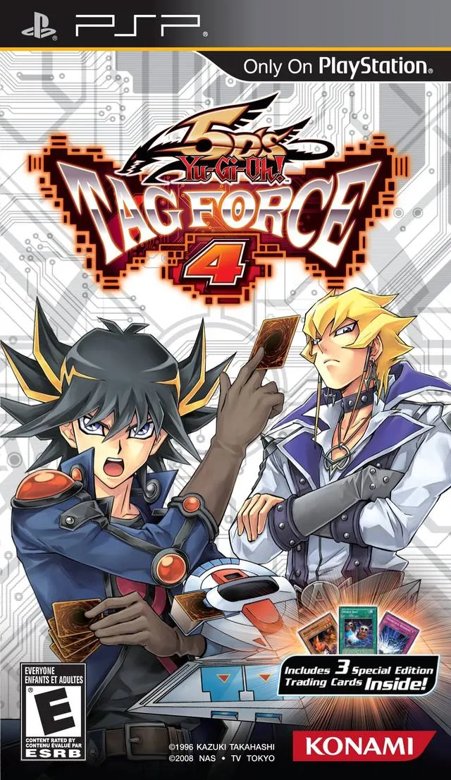 Yu-Gi-Oh! 5D's Tag Force 4 cover art for Sony PSP