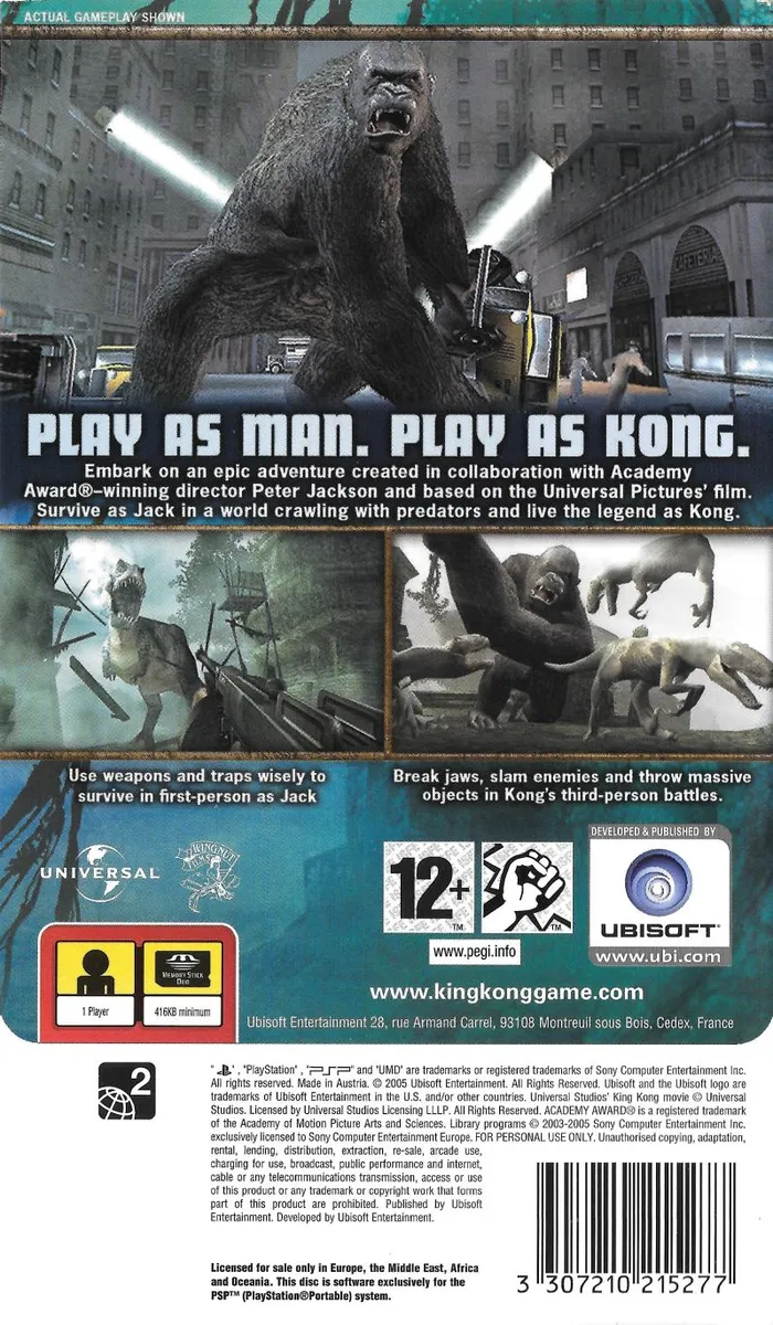 Peter Jackson's King Kong box back