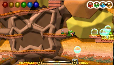 Backdrop artwork for Bubble Bobble Evolution