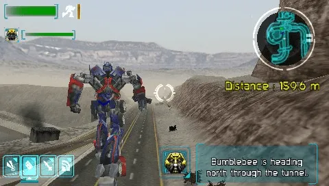 Backdrop artwork for Transformers: The Game