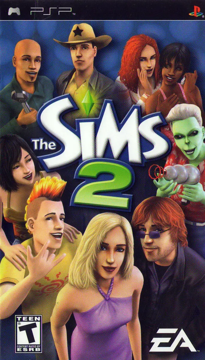 The Sims 2 box art