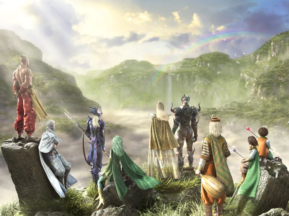 Backdrop artwork for Final Fantasy IV: The Complete Collection