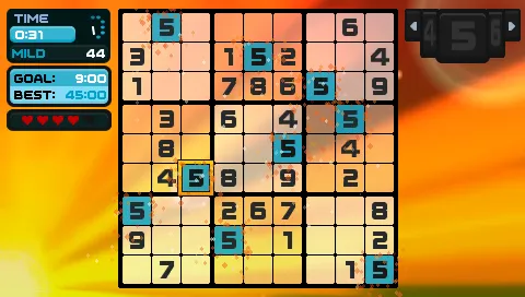 Backdrop artwork for Go! Sudoku