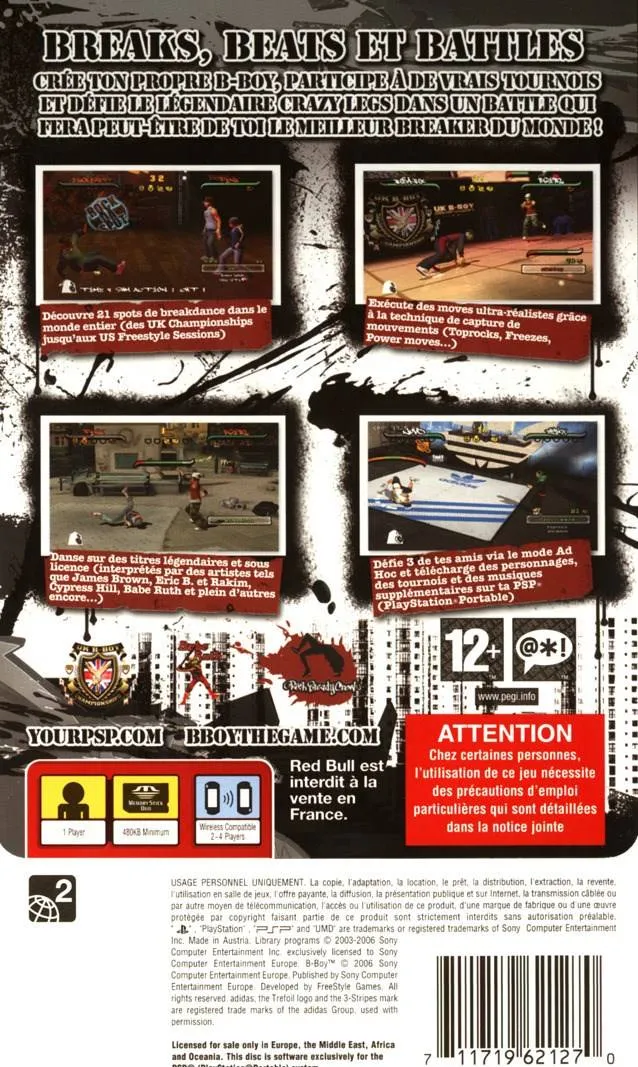 B-Boy box back