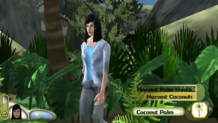 Backdrop artwork for The Sims 2: Castaway