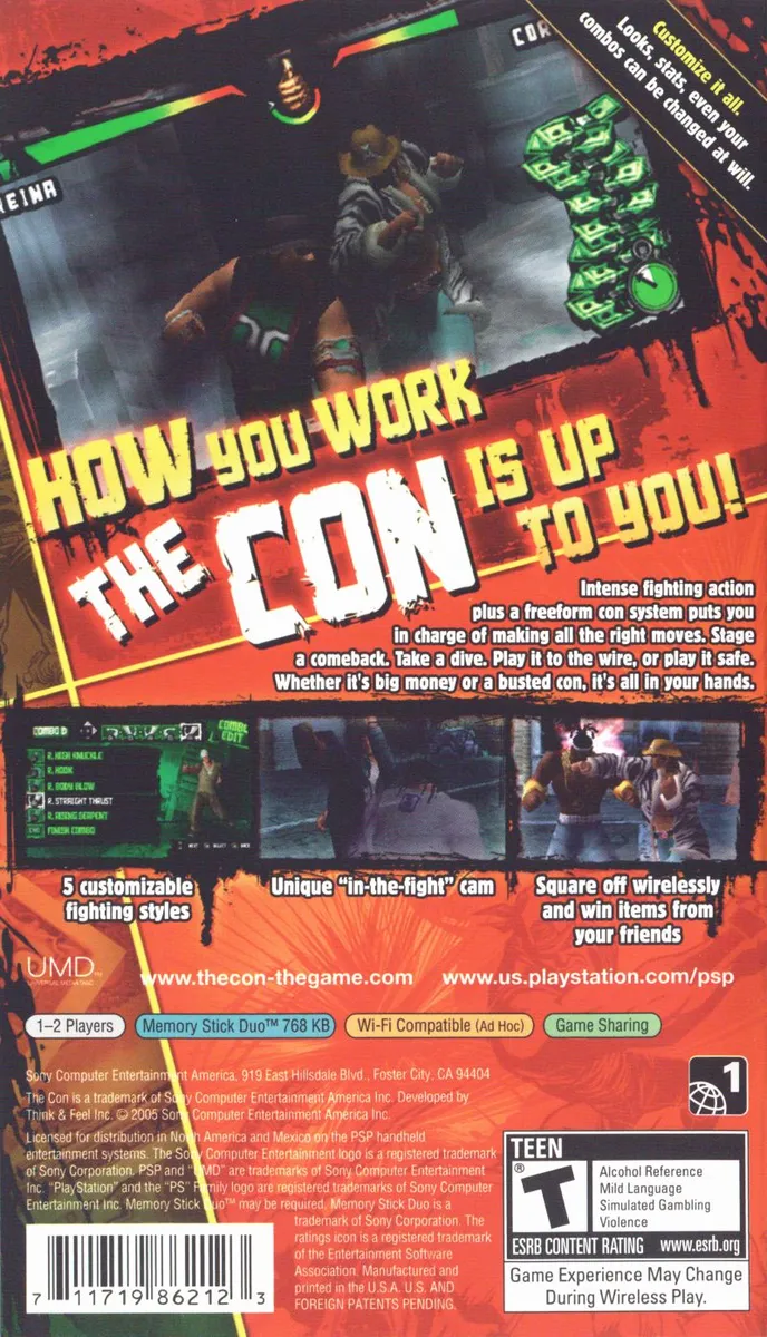 The Con box back