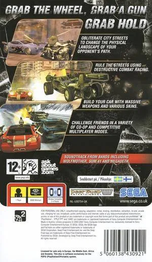 Full Auto 2: Battlelines box back