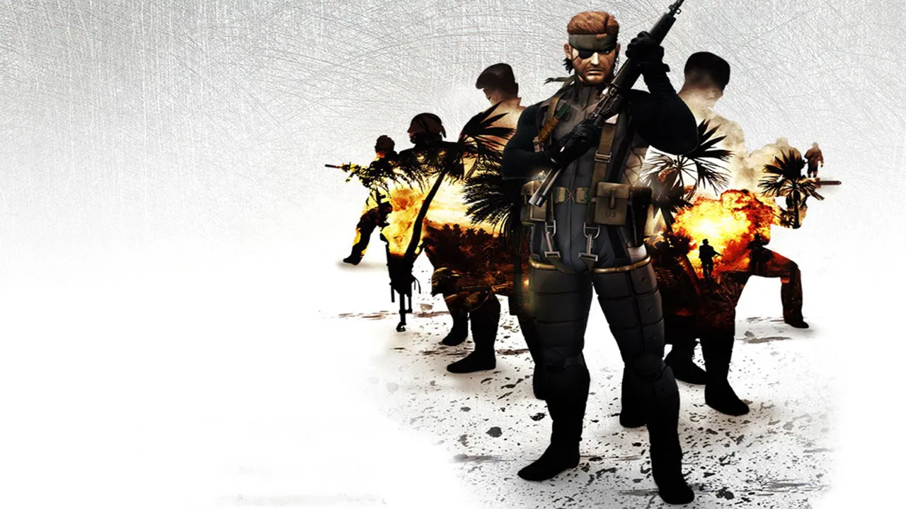 Backdrop artwork for Metal Gear Solid: Portable Ops