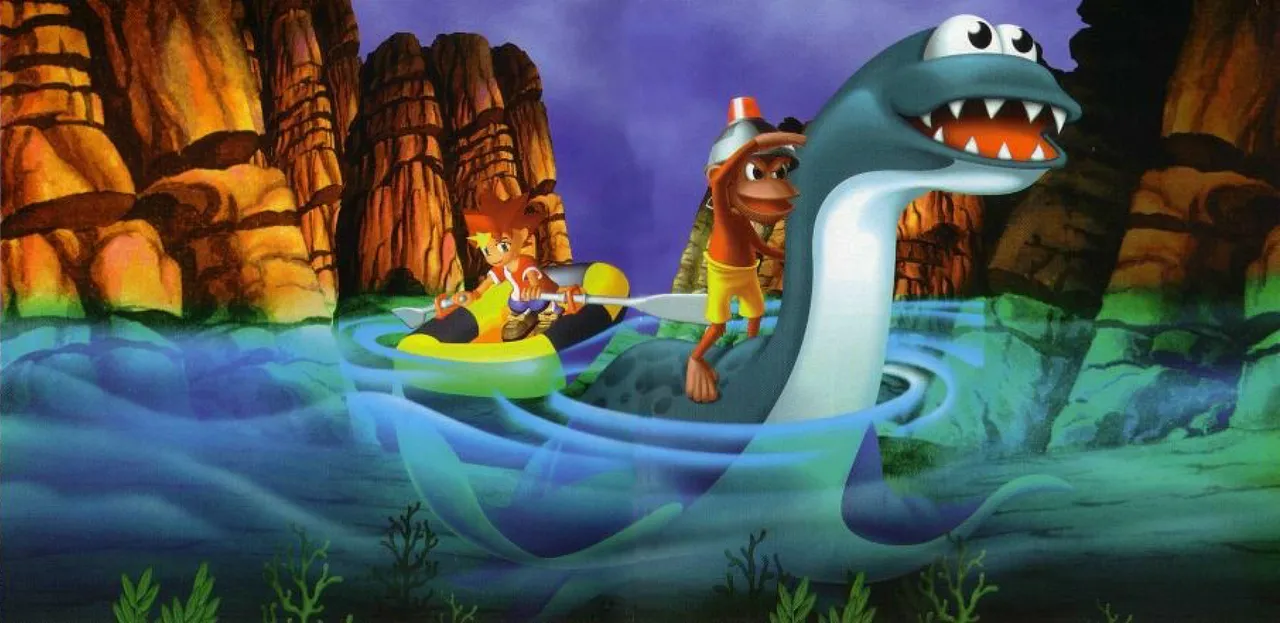 Backdrop artwork for Ape Escape: On the Loose
