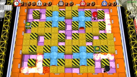 Backdrop artwork for Bomberman