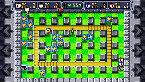 Backdrop artwork for Bomberman Land