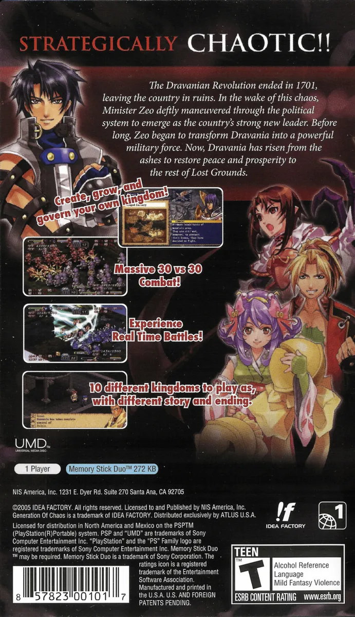 Generation of Chaos box back
