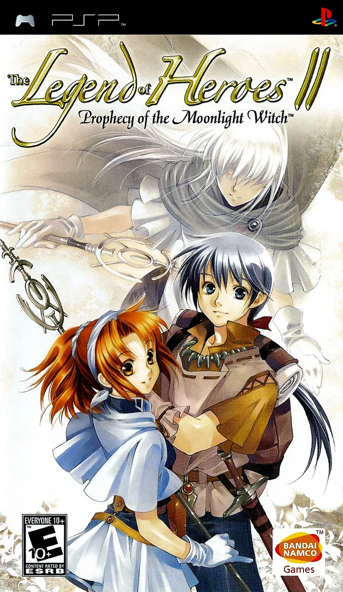 The Legend of Heroes II: Prophecy of the Moonlight Witch cover art for Sony PSP