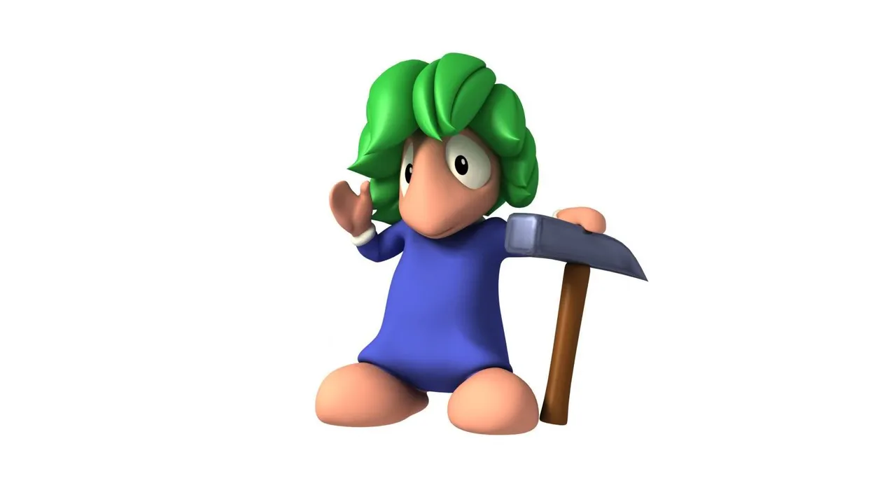 Backdrop artwork for Lemmings