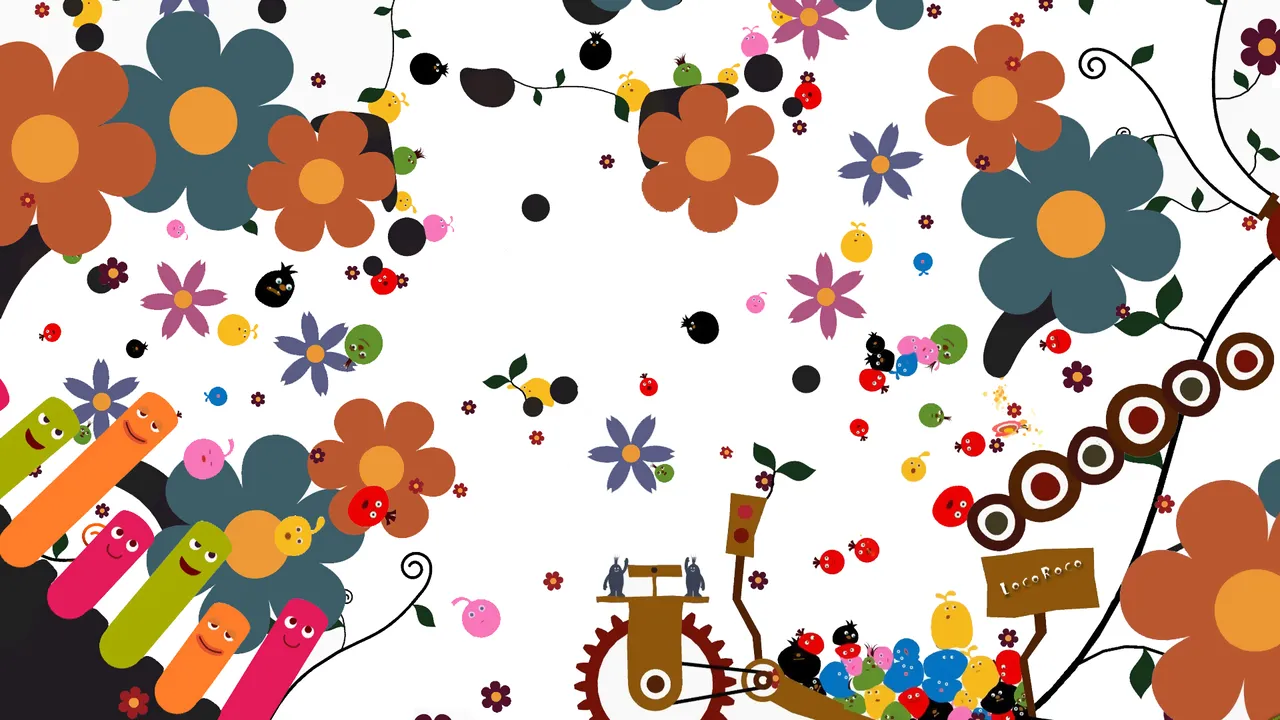 Backdrop artwork for LocoRoco