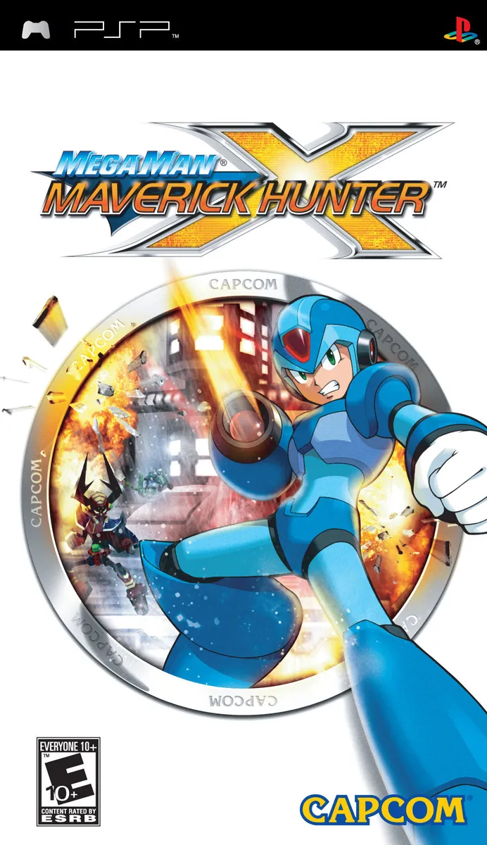 Mega Man Maverick Hunter X box art