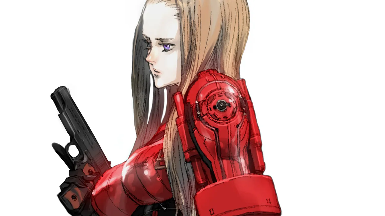 Backdrop artwork for Metal Gear Ac!d 2