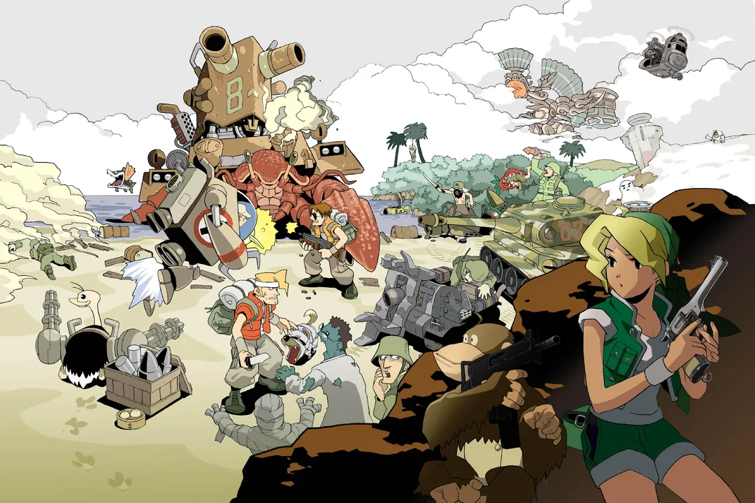 Backdrop artwork for Metal Slug Anthology