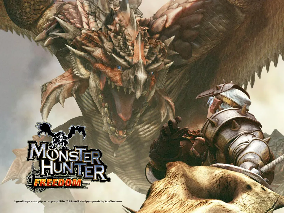 Backdrop artwork for Monster Hunter Freedom