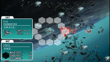 Backdrop artwork for R-Type Command
