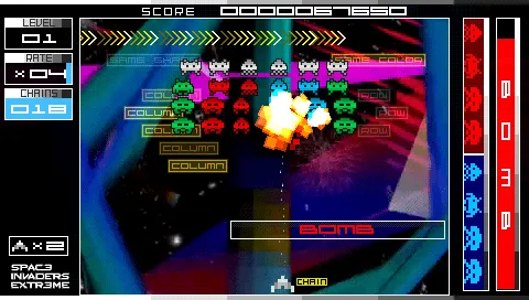 Backdrop artwork for Space Invaders Extreme