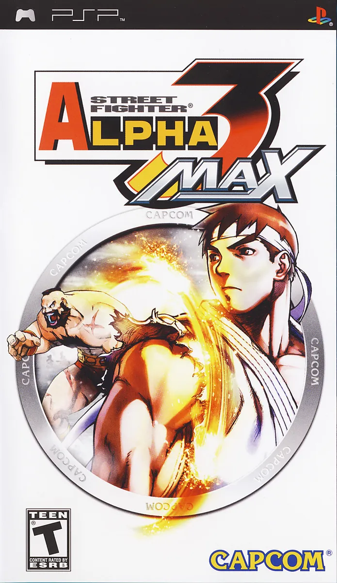 Street Fighter Alpha 3 MAX box art