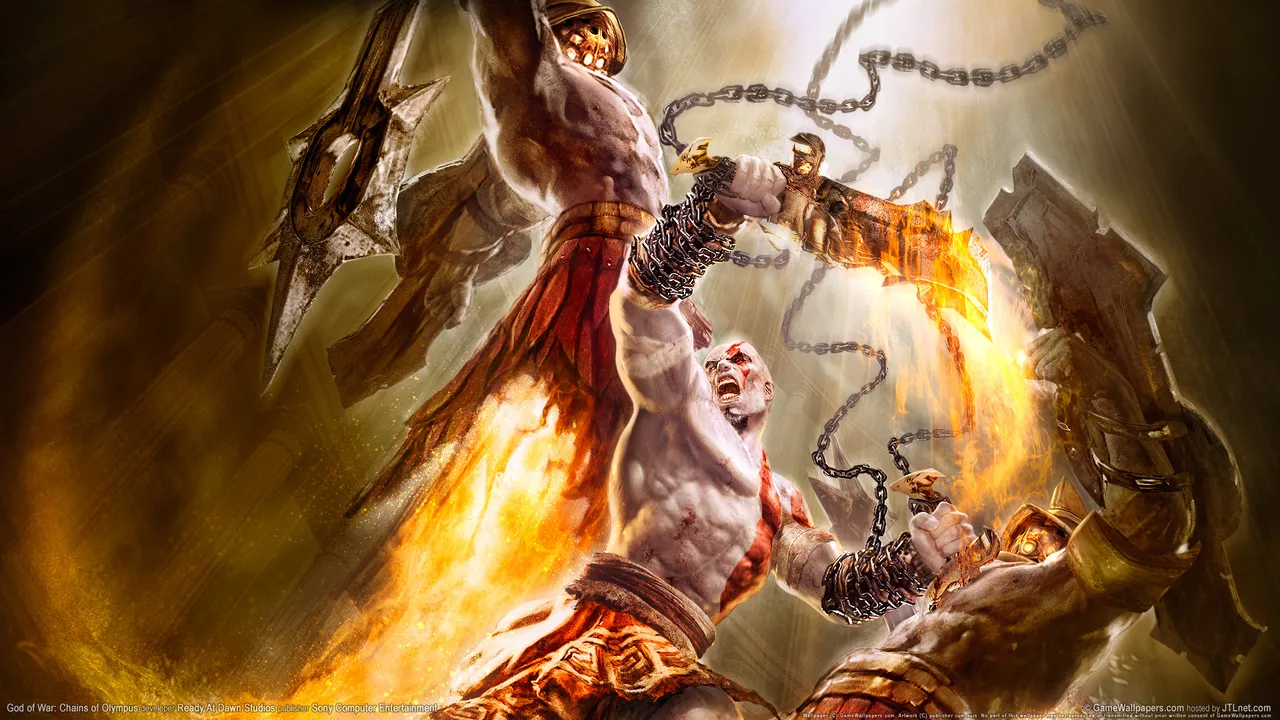Backdrop artwork for God of War: Chains of Olympus