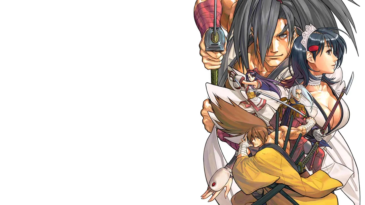 Backdrop artwork for Samurai Spirits Tenkaichi Kenkakuden