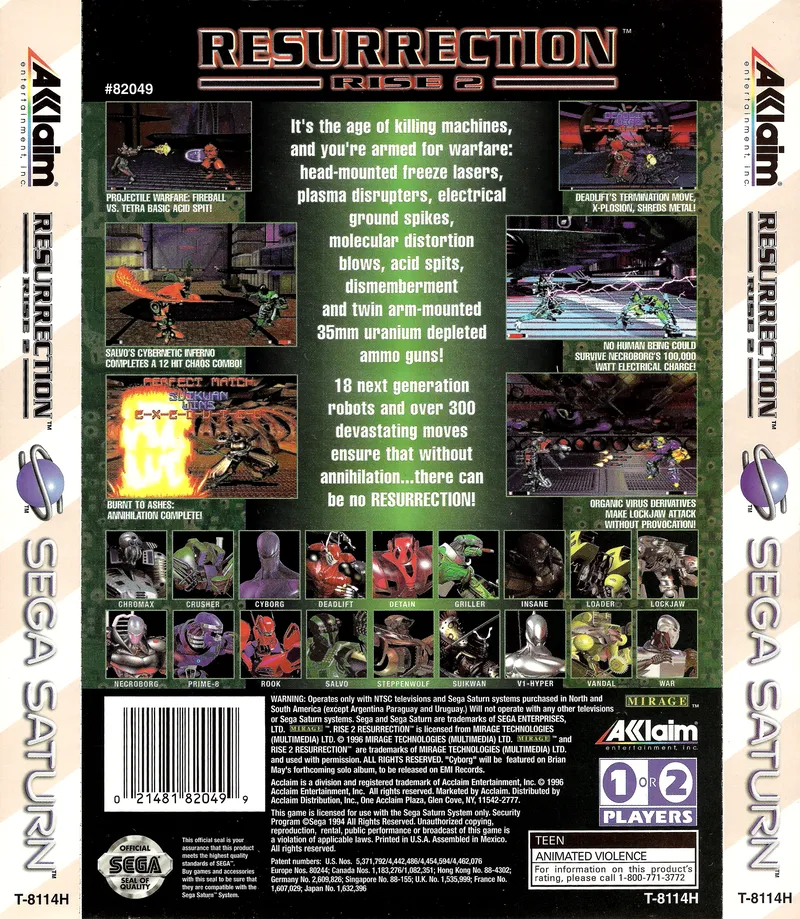 Resurrection: Rise 2 box back