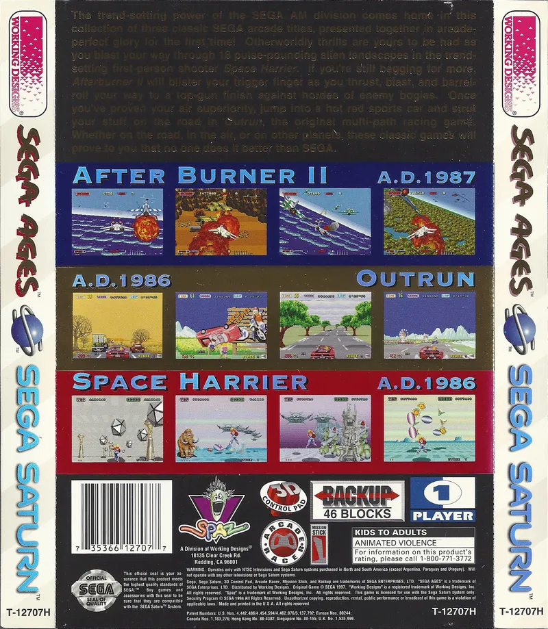 Sega Ages box back