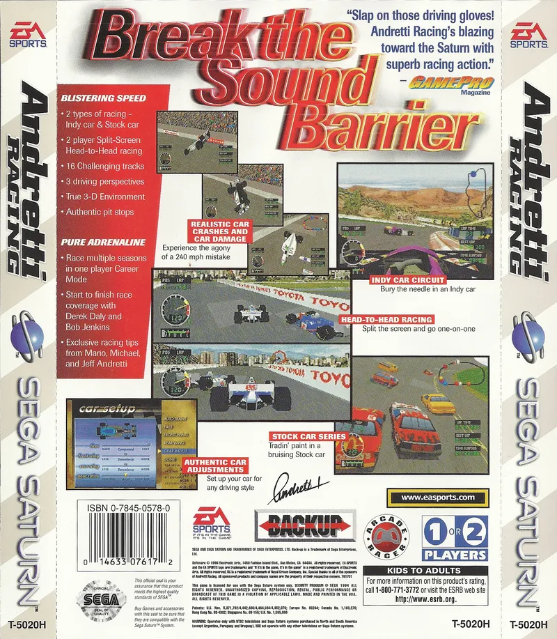 Andretti Racing box back