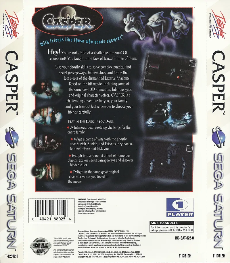 Casper box back