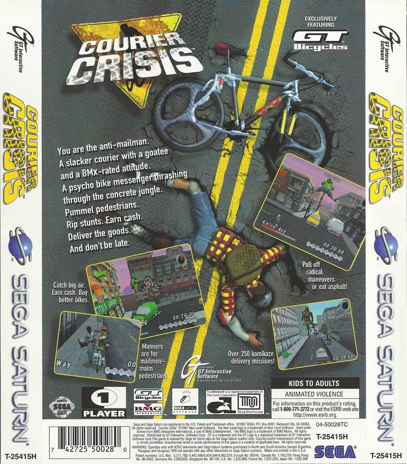 Courier Crisis box back