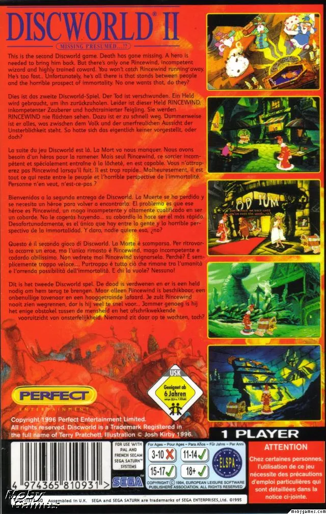 Discworld II: Missing Presumed...!? box back