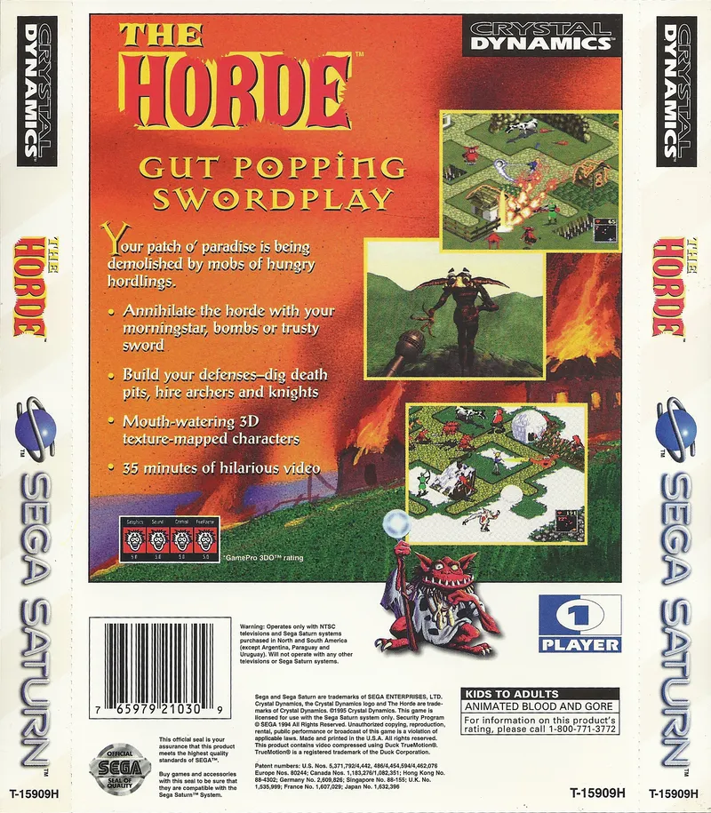 The Horde box back
