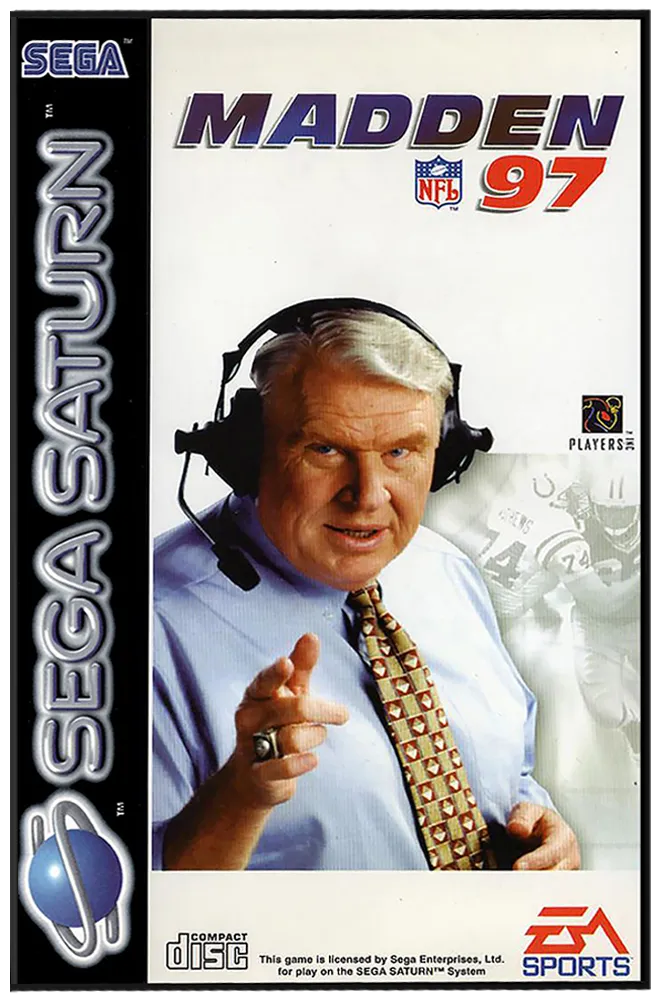 Madden NFL 97 box art