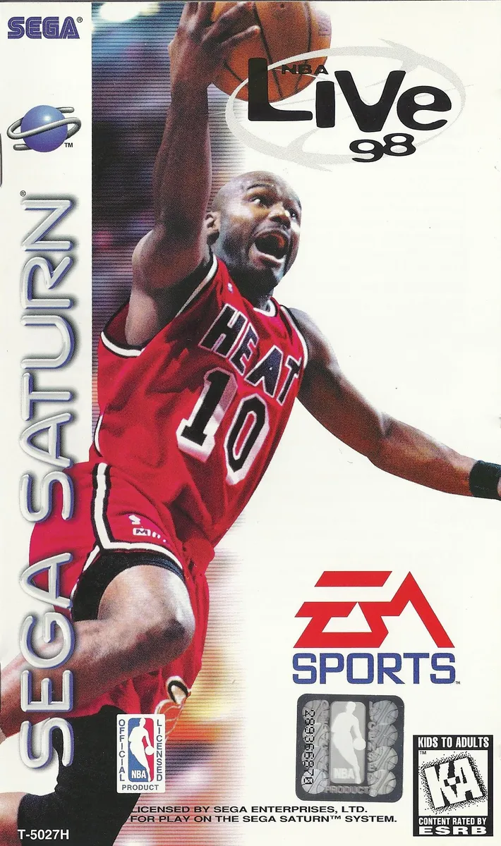 NBA Live 98 box art