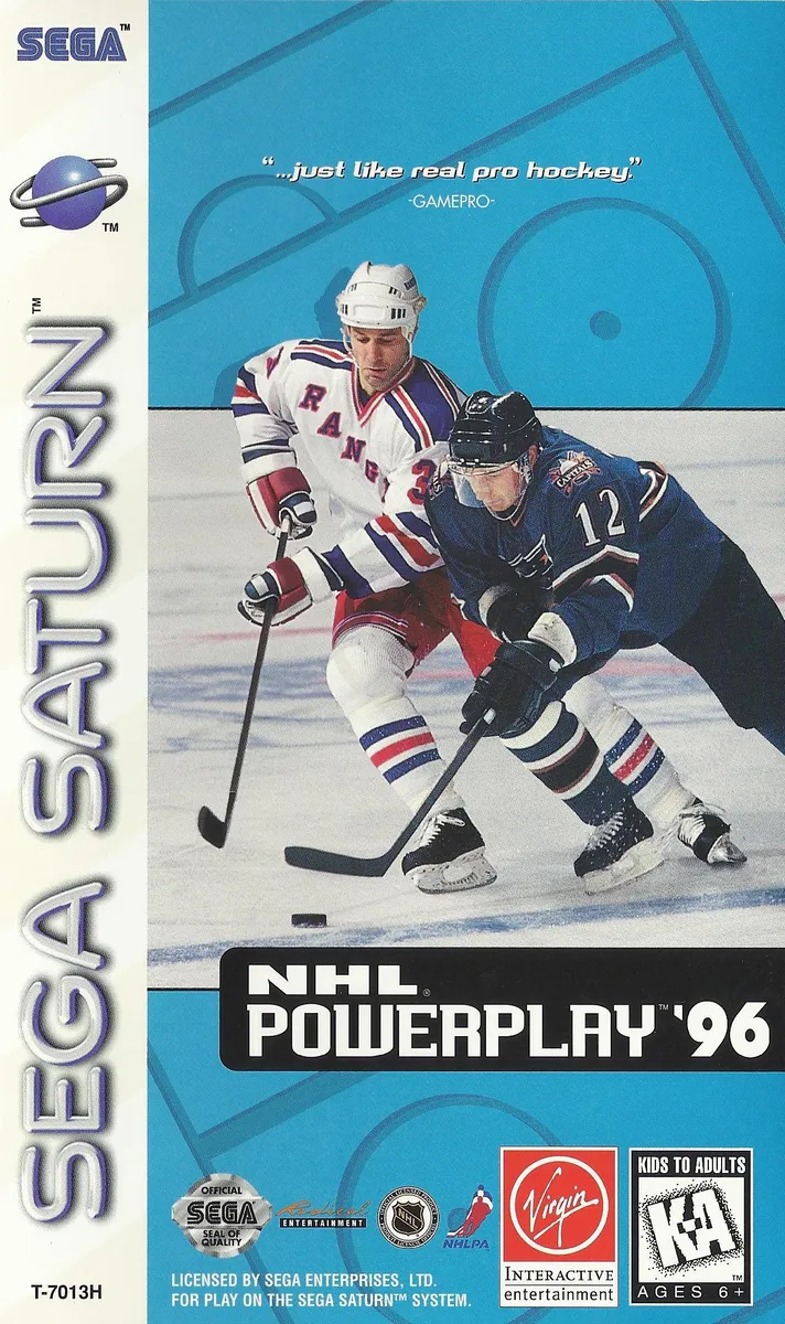 NHL Powerplay '96 box art