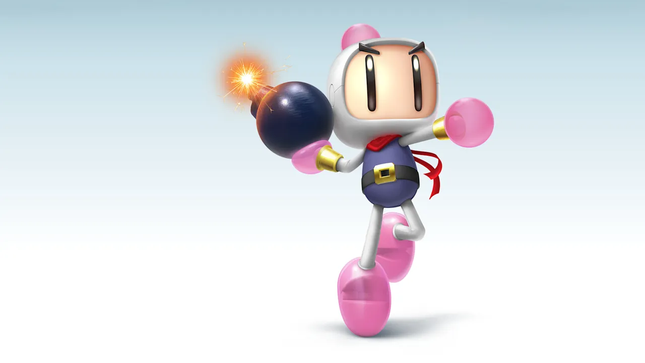 Backdrop artwork for Saturn Bomberman