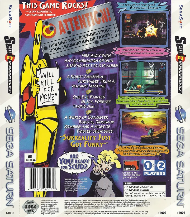 Scud: The Disposable Assassin box back