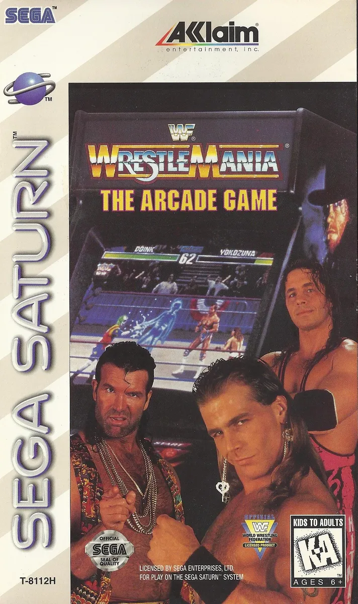WWF WrestleMania: The Arcade Game box art