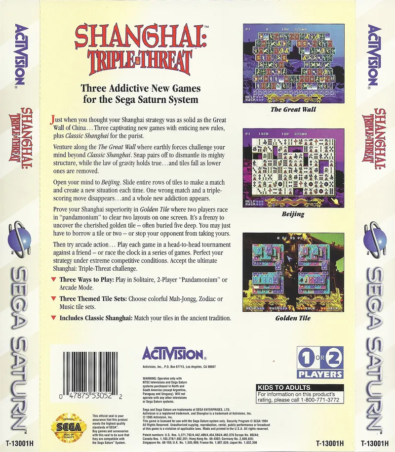 Shanghai: Triple-Threat box back