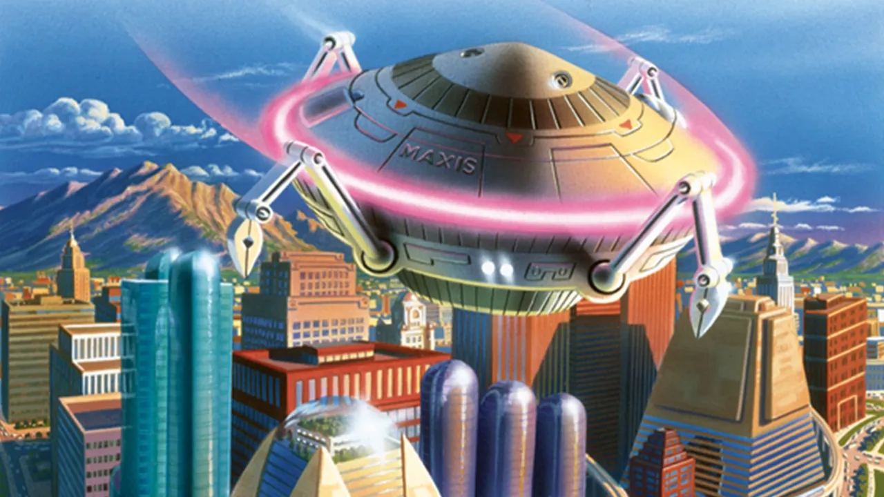 Backdrop artwork for SimCity 2000