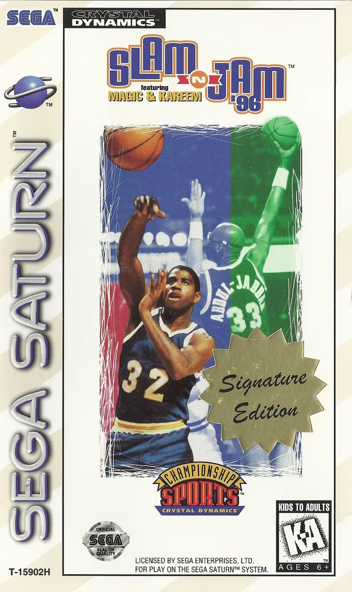 Slam 'n Jam '96: Featuring Magic & Kareem box art