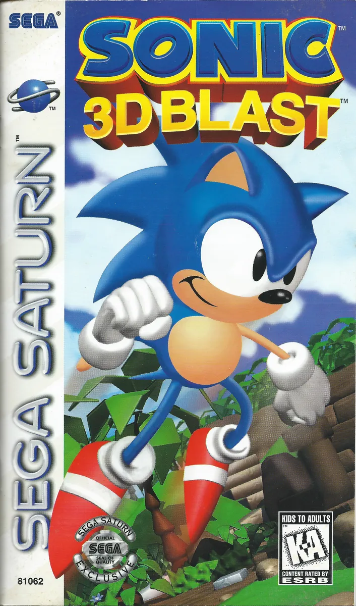 Sonic 3D Blast box art