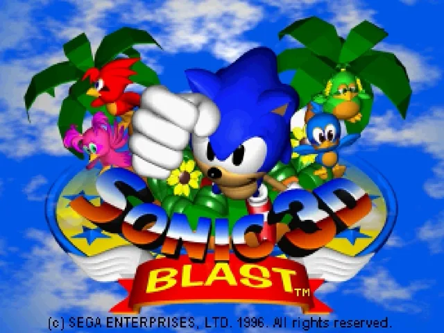 Sonic 3D Blast screenshot