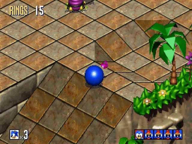 Sonic 3D Blast screenshot