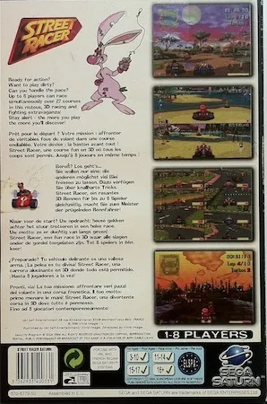 Street Racer box back
