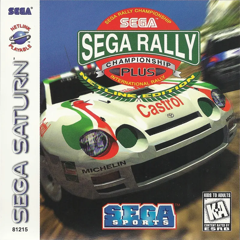 Backdrop artwork for Sega Rally Championship Plus: Netlink Edition